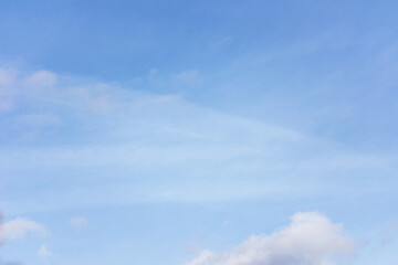 Blue sky with white clouds, background