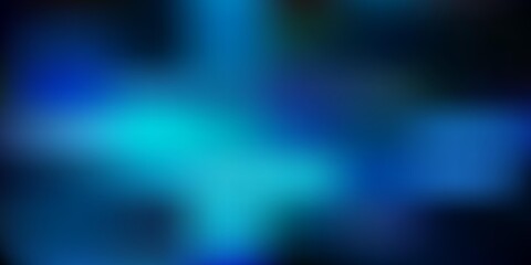 Dark blue vector gradient blur background.