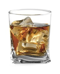Glass of Whiskey and Ice