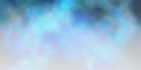 Dark BLUE vector backdrop with cumulus.