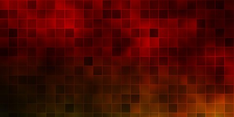 Dark Green, Yellow vector pattern in square style.