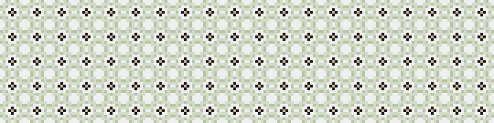 Abstract Cross Pattern Dots Logo generative computational art illustration
