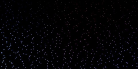 Dark Purple vector texture with beautiful stars.