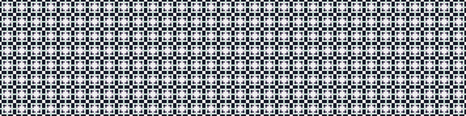 Fototapeta premium Abstract Cross Pattern Dots Logo generative computational art illustration