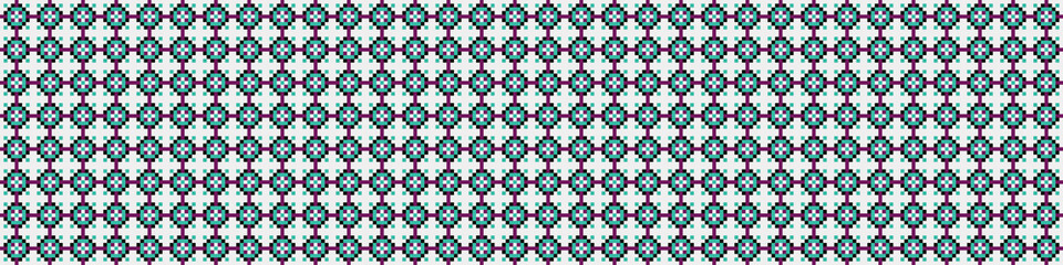 Abstract Cross Pattern Dots Logo generative computational art illustration