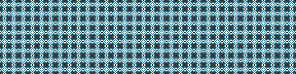 Fototapeta premium Abstract Cross Pattern Dots Logo generative computational art illustration