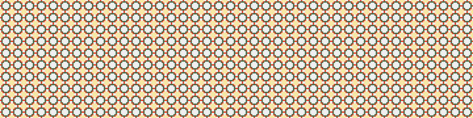 Abstract Cross Pattern Dots Logo generative computational art illustration