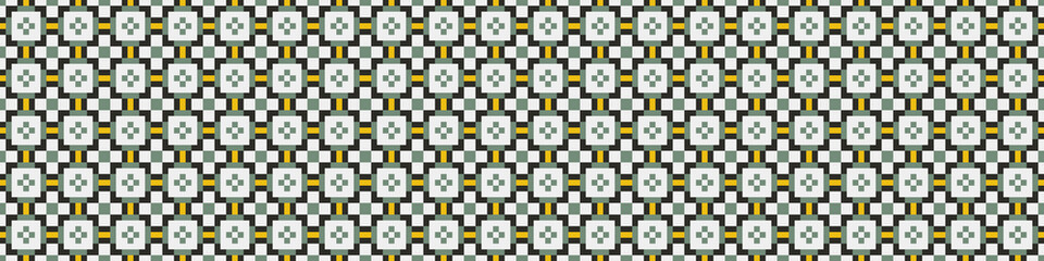 Abstract Cross Pattern Dots Logo generative computational art illustration