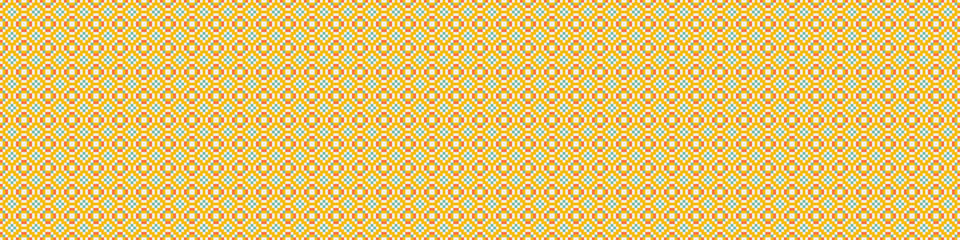 Abstract Cross Pattern Dots Logo generative computational art illustration