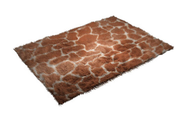 wool carpet, 3d visualization, illustration