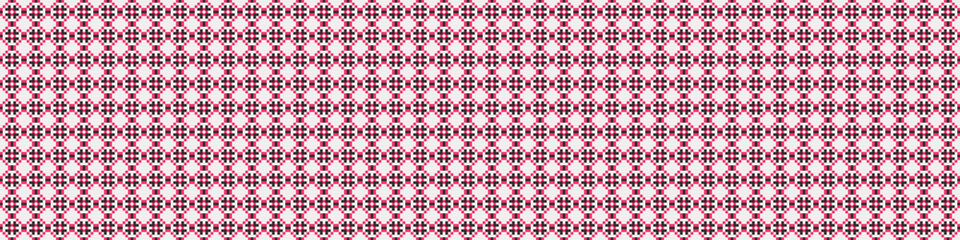 Abstract Cross Pattern Dots Logo generative computational art illustration