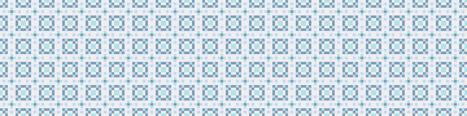 Fototapeta premium Abstract Cross Pattern Dots Logo generative computational art illustration