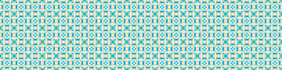 Abstract Cross Pattern Dots Logo generative computational art illustration