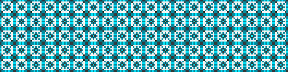 Abstract Cross Pattern Dots Logo generative computational art illustration