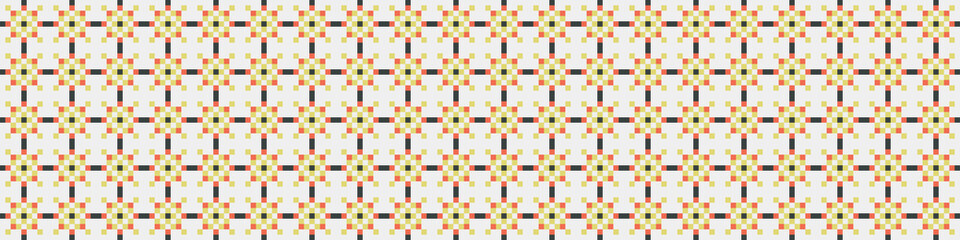 Abstract Cross Pattern Dots Logo generative computational art illustration