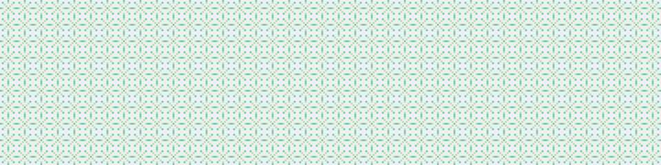 Fototapeta premium Abstract Cross Pattern Dots Logo generative computational art illustration