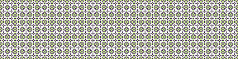 Fototapeta premium Abstract Cross Pattern Dots Logo generative computational art illustration