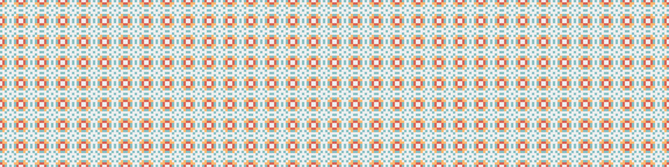 Fototapeta premium Abstract Cross Pattern Dots Logo generative computational art illustration