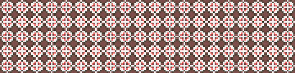 Abstract Cross Pattern Dots Logo generative computational art illustration