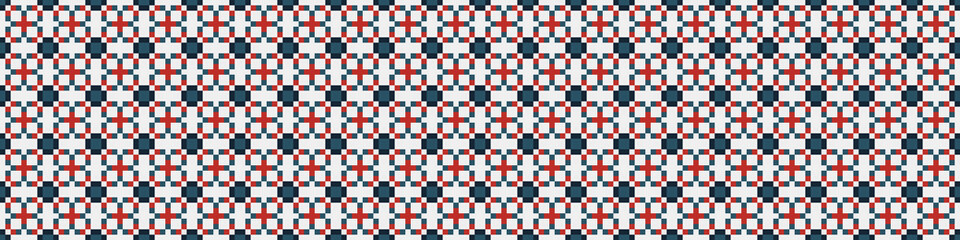 Abstract Cross Pattern Dots Logo generative computational art illustration