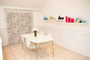 Home Interior Dining Room with Simple Modern Design