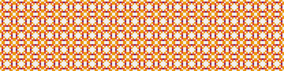 Abstract Cross Pattern Dots Logo generative computational art illustration