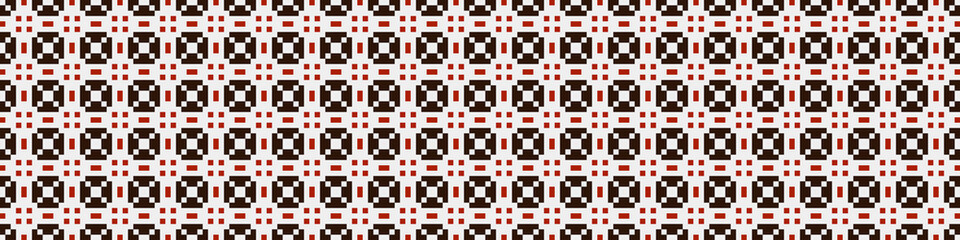 Fototapeta premium Abstract Cross Pattern Dots Logo generative computational art illustration