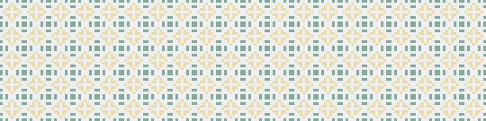 Fototapeta premium Abstract Cross Pattern Dots Logo generative computational art illustration