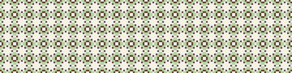 Abstract Cross Pattern Dots Logo generative computational art illustration