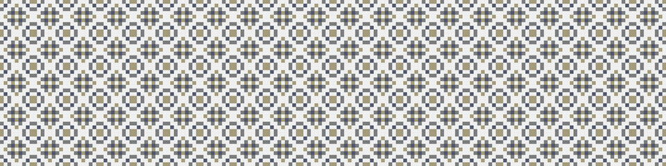 Abstract Cross Pattern Dots Logo generative computational art illustration