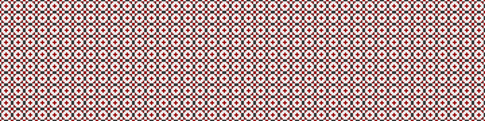 Abstract Cross Pattern Dots Logo generative computational art illustration