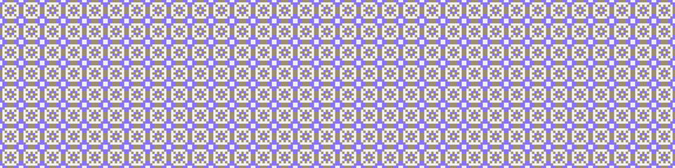 Fototapeta premium Abstract Cross Pattern Dots Logo generative computational art illustration