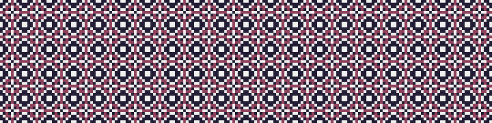 Abstract Cross Pattern Dots Logo generative computational art illustration