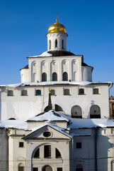 Architecture of Vladimir town, Russia. The Golden Gates.	
