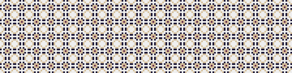 Abstract Cross Pattern Dots Logo generative computational art illustration