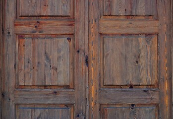 Obraz premium old wooden door