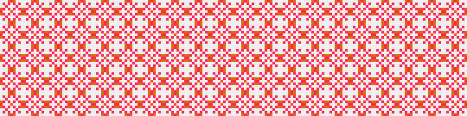 Abstract Cross Pattern Dots Logo generative computational art illustration
