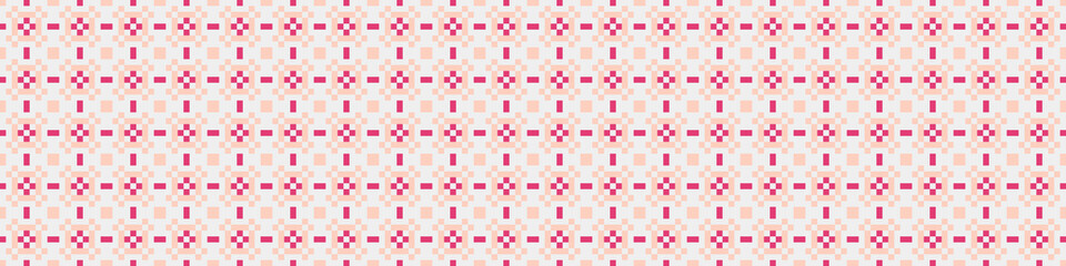 Fototapeta premium Abstract Cross Pattern Dots Logo generative computational art illustration