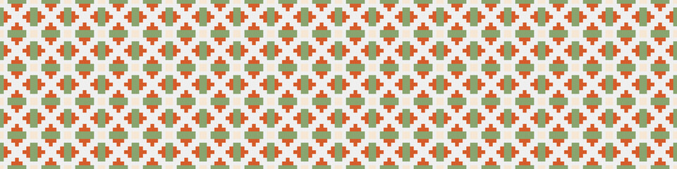 Abstract Cross Pattern Dots Logo generative computational art illustration