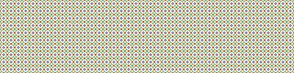 Abstract Cross Pattern Dots Logo generative computational art illustration