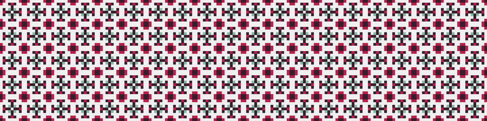 Abstract Cross Pattern Dots Logo generative computational art illustration