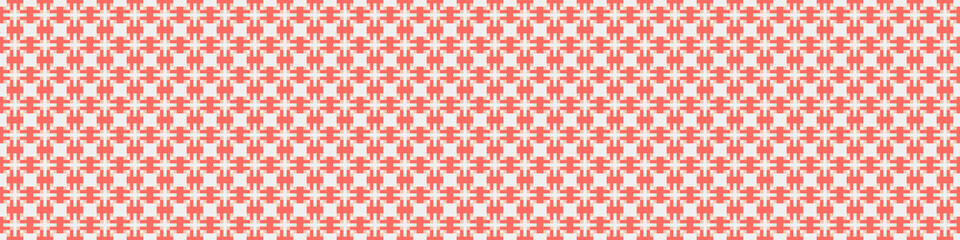 Fototapeta premium Abstract Cross Pattern Dots Logo generative computational art illustration