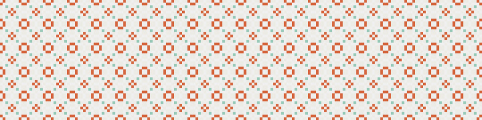 Abstract Cross Pattern Dots Logo generative computational art illustration