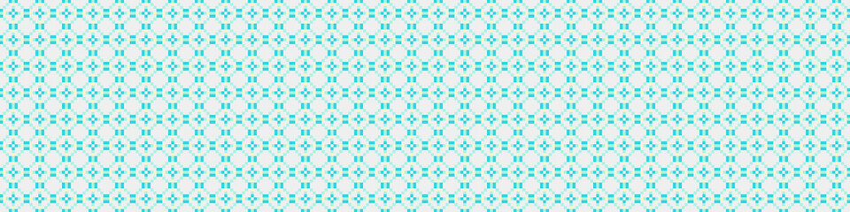 Fototapeta premium Abstract Cross Pattern Dots Logo generative computational art illustration