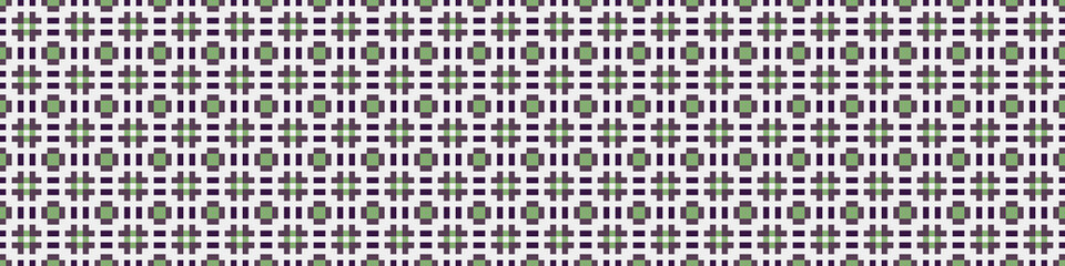 Fototapeta premium Abstract Cross Pattern Dots Logo generative computational art illustration