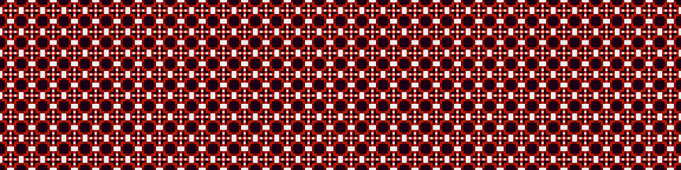 Abstract Cross Pattern Dots Logo generative computational art illustration