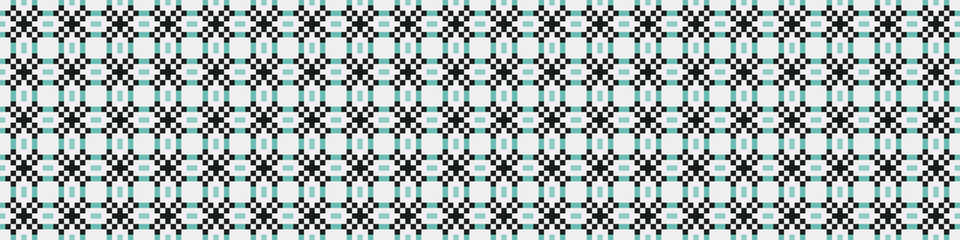 Abstract Cross Pattern Dots Logo generative computational art illustration