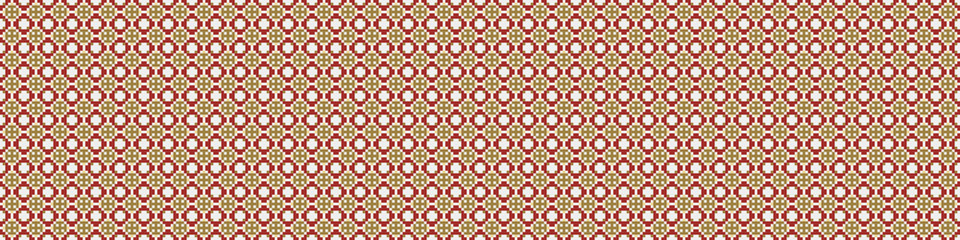 Abstract Cross Pattern Dots Logo generative computational art illustration