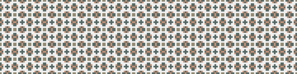 Abstract Cross Pattern Dots Logo generative computational art illustration