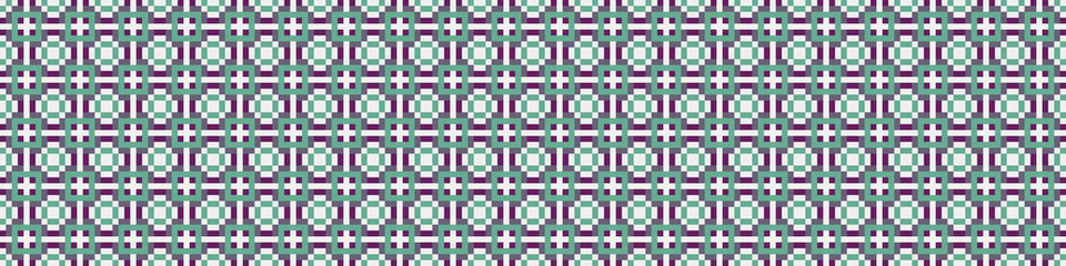 Abstract Cross Pattern Dots Logo generative computational art illustration